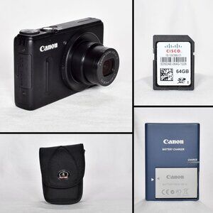 Canon PowerShot S100 Digital Camera 12.1MP 5x Optical Zoom HD Video 64GB SD